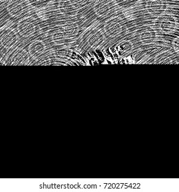 Grunge black and white vector. Abstract futuristic texture pattern. Dark messy dust overlay distress background. Create abstract dotted, scratched, vintage effect