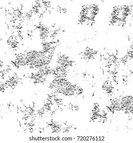 Grunge black and white vector. Abstract futuristic texture pattern. Dark messy dust overlay distress background. Create abstract dotted, scratched, vintage effect