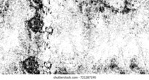 Grunge black and white vector. Abstract texture monochrome. Background of cracks, scuffs, chips, stains of ink. Dark background for printing and design