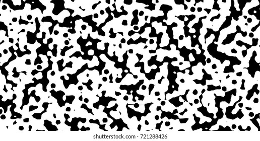 Grunge black and white vector. Abstract texture monochrome. Background of cracks, scuffs, chips, stains of ink. Dark background for printing and design