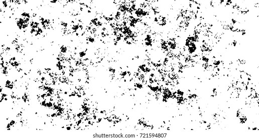 Grunge black and white vector. Abstract texture monochrome. Background of cracks, scuffs, chips, stains of ink. Dark background for printing and design