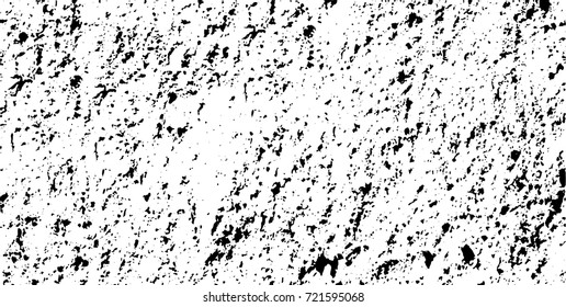 Grunge black and white vector. Abstract texture monochrome. Background of cracks, scuffs, chips, stains of ink. Dark background for printing and design