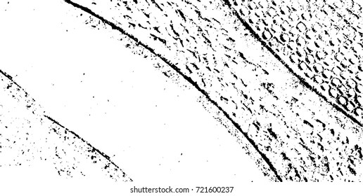 Grunge black and white vector. Abstract texture monochrome. Background of cracks, scuffs, chips, stains of ink. Dark background for printing and design
