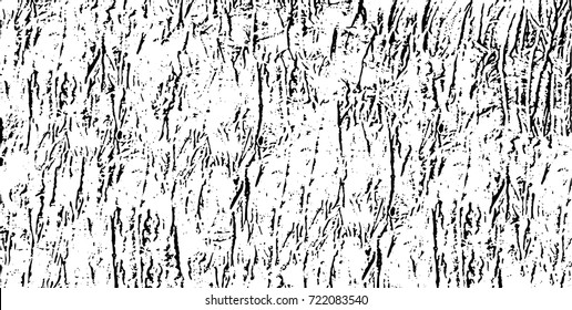 Grunge black and white vector. Abstract texture monochrome. Background of cracks, scuffs, chips, stains of ink. Dark background for printing and design