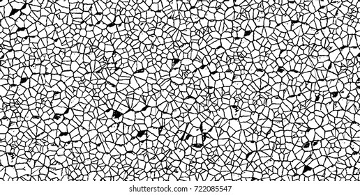Grunge black and white vector. Abstract texture monochrome. Background of cracks, scuffs, chips, stains of ink. Dark background for printing and design