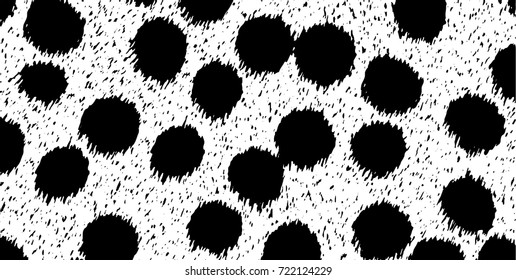 Grunge black and white vector. Abstract texture monochrome. Background of cracks, scuffs, chips, stains of ink. Dark background for printing and design