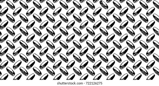 Grunge black and white vector. Abstract texture monochrome. Background of cracks, scuffs, chips, stains of ink. Dark background for printing and design