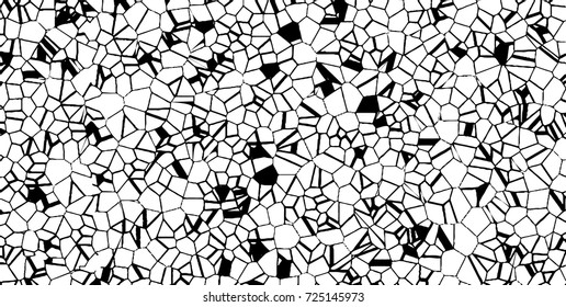 Grunge black and white vector. Abstract texture monochrome. Background of cracks, scuffs, chips, stains of ink. Dark background for printing and design