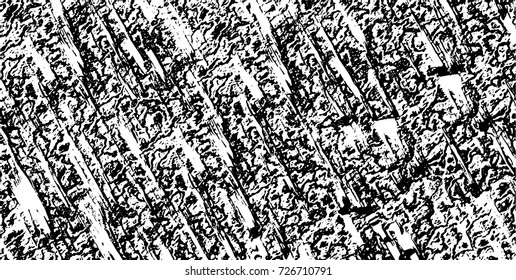 Grunge black and white vector. Abstract texture monochrome. Background of cracks, scuffs, chips, stains of ink. Dark background for printing and design