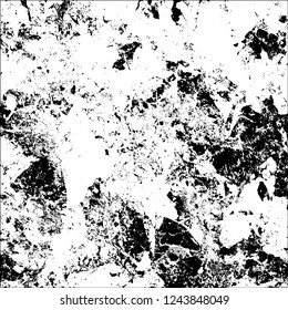 Grunge black and white vector background