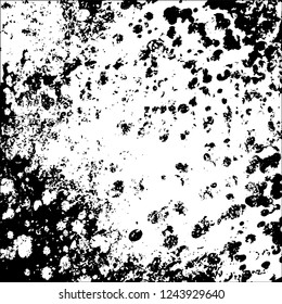 Grunge black and white vector background