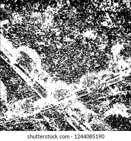 Grunge black and white vector background