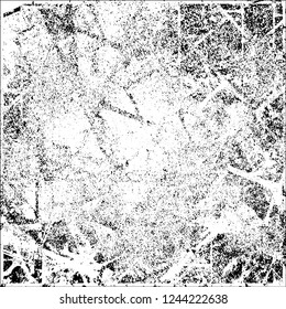 Grunge black and white vector background