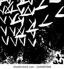 Grunge black and white vector background