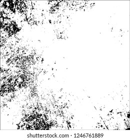 Grunge black and white vector background