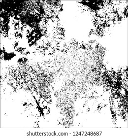 Grunge black and white vector background