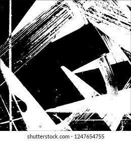 Grunge black and white vector background