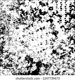Grunge black and white vector background