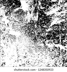 Grunge black and white vector background