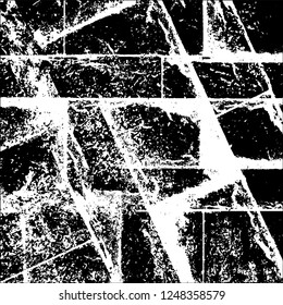 Grunge black and white vector background