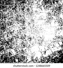 Grunge black and white vector background