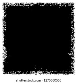 Grunge black and white vector background