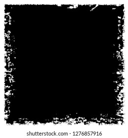 Grunge black and white vector background
