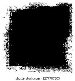 Grunge black and white vector background