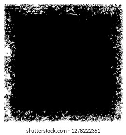 Grunge black and white vector background