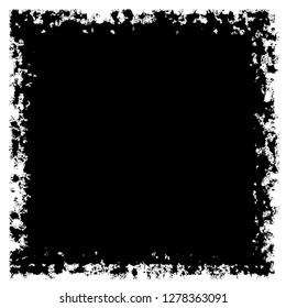 Grunge black and white vector background