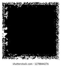 Grunge black and white vector background