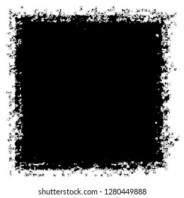 Grunge black and white vector background