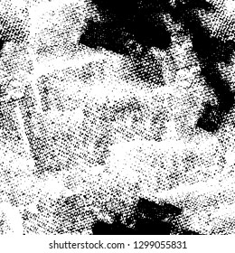 Grunge black and white vector background