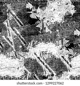 Grunge black and white vector background