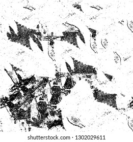 Grunge black and white vector background