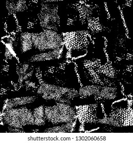 Grunge black and white vector background