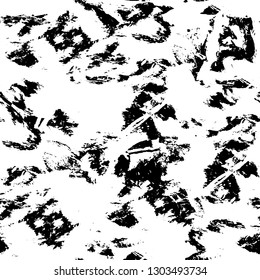 Grunge black and white vector background