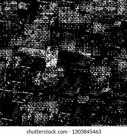 Grunge black and white vector background