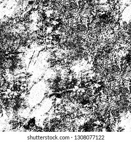 Grunge black and white vector background