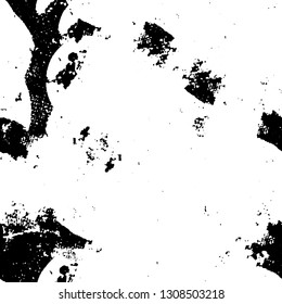 Grunge black and white vector background