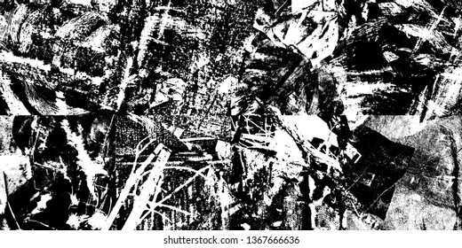 Grunge black white vector background