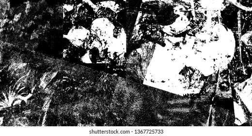 Grunge black white vector background