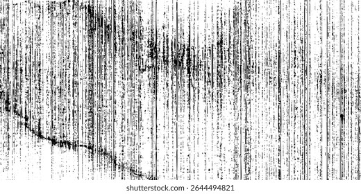 Grunge black and white vector background. Abstract monochrome texture pattern of cracks, scuffs, chips and scratches