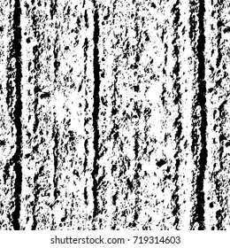 Grunge black and white vector background. Monochrome seamless texture of cracks, chips, stains. Vintage ink blots on the old surface. Abstract dark retro background