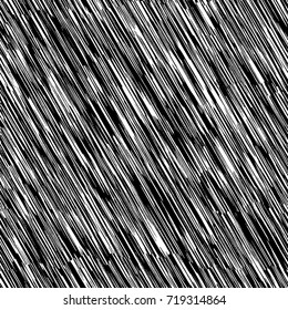 Grunge black and white vector background. Monochrome seamless texture of cracks, chips, stains. Vintage ink blots on the old surface. Abstract dark retro background