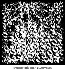 Grunge black and white vector. Gloomy dirty background. Old vintage texture of scratches and scuffs
