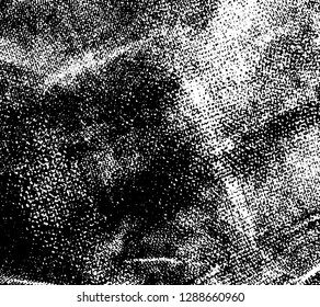 Grunge is black and white. Vector monochrome texture. Abstract background of scratches and scuffs