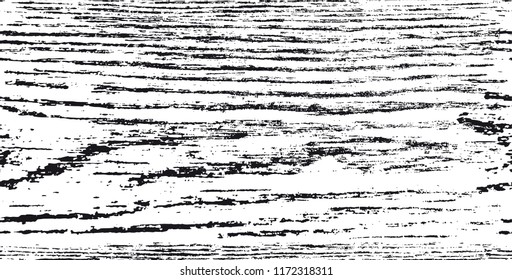 Grunge black and white vector seamless pattern. Monochrome abstract texture. Background of cracks, scuffs, chips, stains, lines. Dark design background surface. Gray printing element. 