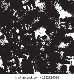 Grunge black white vector seamless background