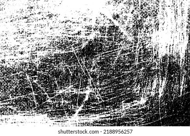 Grunge black and white vector texture. Monochrome dirty background. Abstract worn surface